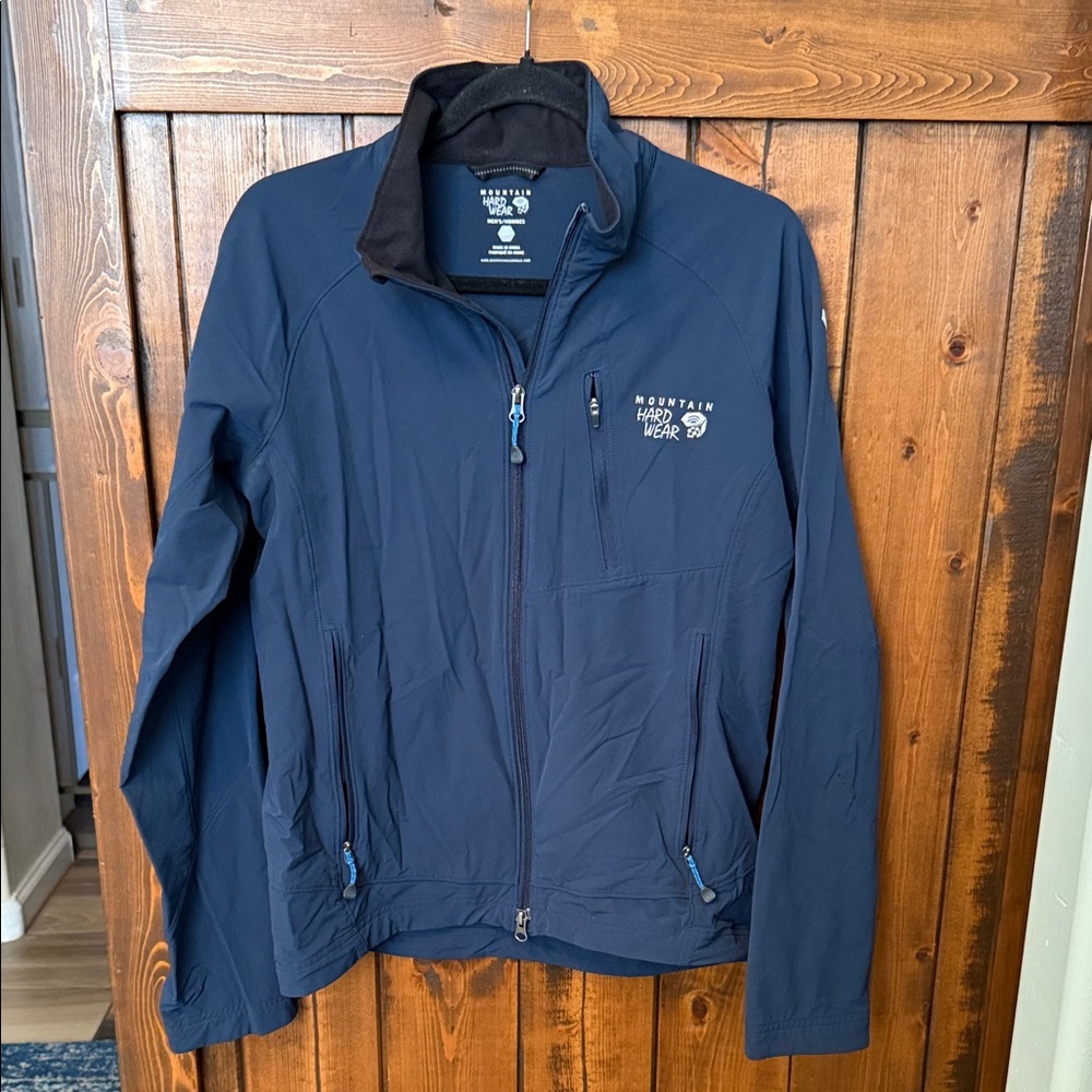 Mountain Hardwear Onata Softshell Jacket, Navy, Size S